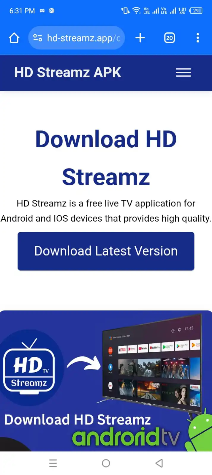 Download HD Streamz APK